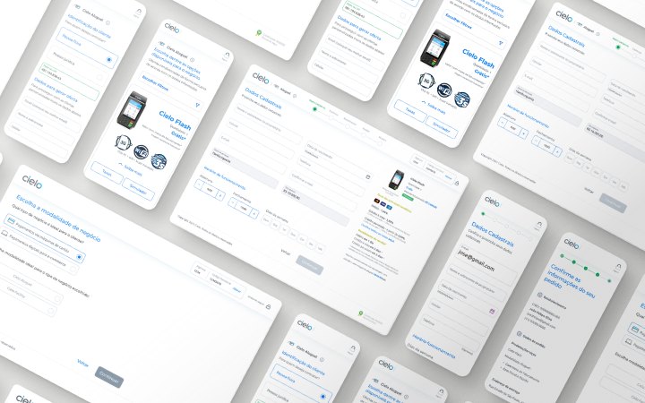Cielo checkout screens as-is